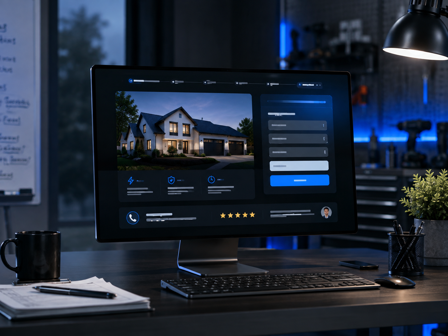 A focused service page on a local business website